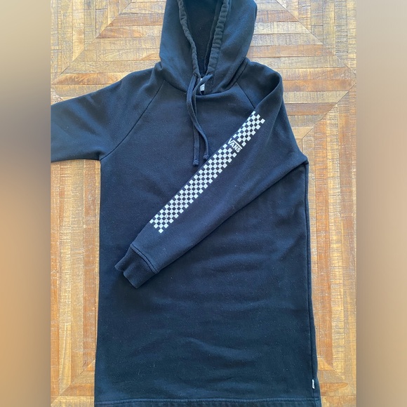 Vans hip length black hoodie - Picture 5 of 7